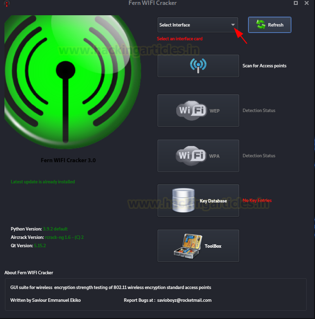 wireless network pentest tools